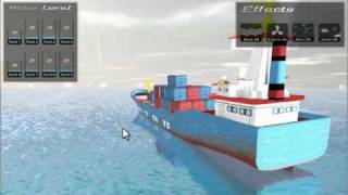 Ship Simulation Trim amp Stability [upl. by Ysac592]