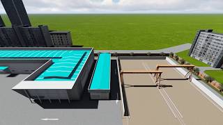 BIM Proyek Warehouse Pertamina Balikpapan PT PP [upl. by Annyrb]