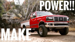 THE FIRST 4 MODS TO MAKE HORSE POWER ON YOUR OBS 73 POWERSTROKE [upl. by Morette]