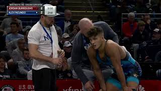 Jordan Burroughs vs Alex Facundo  74kg quarters  US Olympic Team Trials 2024 [upl. by Ahsel613]