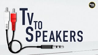 How to Connect Speaker to Tv using RCA [upl. by Hazel]