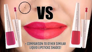 Fenty Beauty Stunna Lip Paint Unlocked  Unattached  Wear Test  Review [upl. by Quitt]