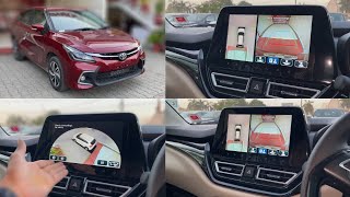 Best 360 Camera For Car  How to Use 360 Camera  360 Camera Review  Toyota Glanza [upl. by Barfuss]