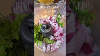 Super versatile tomatillo sauce to put on everything [upl. by Etennaej]