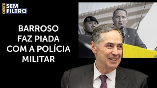 Barroso ironiza Polícia Militar de São Paulo e Derrite rebate Organização séria [upl. by Christabella]