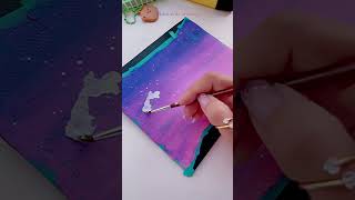 Acrylic Painting Techniques shorts art painting youtubeshorts [upl. by Schilit376]