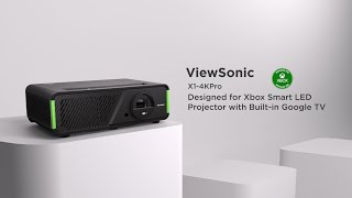 ViewSonic X14KPro Designed for Xbox Projector with Builtin Google TV [upl. by Afton]