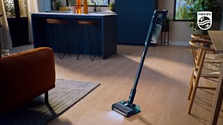 Philips Cordless Vacuum Cleaner 5000series Aqua XC504301 XC514101 Demo [upl. by Anohr]