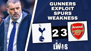 Gunners Exploit Spurs Weakness  Tottenham 23 Arsenal Premier League PostMatch Analysis Podcast [upl. by Elimac]