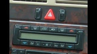 How To Repair Climate Control Buttons On A Mercedes CClass [upl. by Toft69]