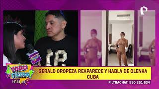 Gerald Oropeza sobre Olenka Cuba quotNunca tuve nada con ellaquot [upl. by Preciosa62]