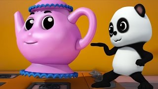 Bao panda  Soy una pequeña tetera  niños rima  Nursery Rhyme  Kids Song  I Am A Little Teapot [upl. by Merchant]