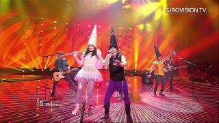 Zdob si Zdub  So Lucky Moldova  Live  2011 Eurovision Song Contest Final [upl. by Pentheam]