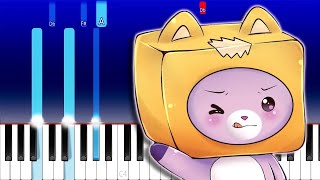 lankybox  GOO GOO GA GA SONG Piano Tutorial [upl. by Milburr677]