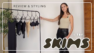 Petite Tries SKIMS  I SPENT 500 on Skims by Kim Kardashian  Unsponsored Review amp TryOn [upl. by Roxie]