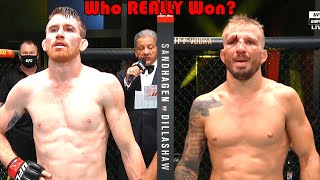 ROBBERY Who REALLY Won Cory Sandhagen vs TJ Dillashaw [upl. by Hake]