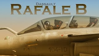 Dassault RAFALE B fighter Armée de lair Dynamic display [upl. by Aicemaj]