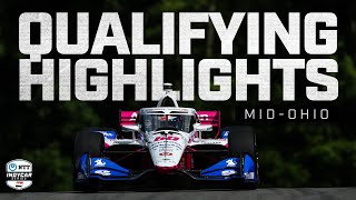 Qualifying Highlights  2024 Honda Indy 200 at MidOhio  INDYCAR [upl. by Antonetta]