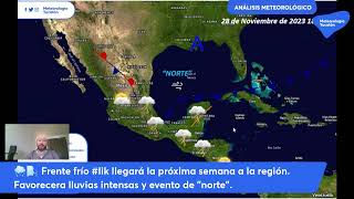 🌧️🌬️ Frente frío Iik llegará la próxima semana a la región [upl. by Imuy]