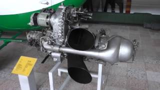 Isotov GTD350 Soviet gas turbine engine [upl. by Mirth]