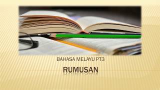 RUMUSAN BAHASA MELAYU PT3 [upl. by Moneta437]