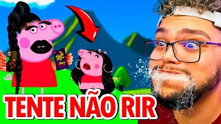 TENTE NÃO RIR COM A PEPPA ENGRAÇADA  O PASSEIO DA PEPPA NO TITANIC  Redublagem Well Cardoso [upl. by Aicatsue]