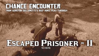 Escaped Prisoner  II Catfish Jackson Home Robbery Tip  Chance Encounter RDRII [upl. by Gisella]