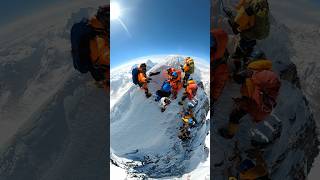 Lhotse summit with Mongolia team Sailamingma mountains sherpa 8000films 8000vlog [upl. by Odraleba]