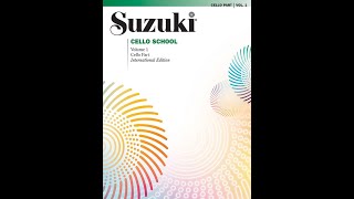 Suzuki Cello Book 1  Allegretto [upl. by Lleksah260]