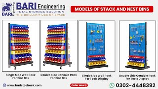 Hangable Bins Rack  Plastic Bins Rack  Plastic Bins Box  Racks in Islamabad  storagebins [upl. by Sean759]