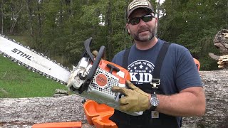 Stihl Chainsawsare they the best MS311 Review and farm demonstration [upl. by Sontich]