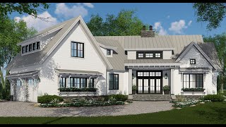 Misty Grove Farmhouse Plan  Archival Designs House Plans [upl. by Reklaw]