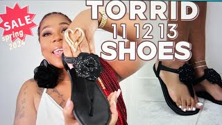 TORRID HAUL SPRING 2024 shoe collection Size 11 12 amp 13 torrid largesizeshoe [upl. by Anuat121]