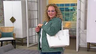 RADLEY London Abington Road Large Leather Zip Top Shoulder Bag on QVC [upl. by Nyleek913]