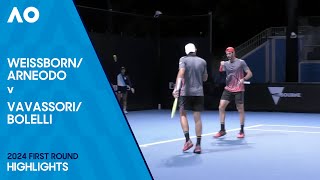 ArneodoWeissborn v BolelliVavassori Highlights Australian Open 2024 First Round [upl. by Twyla]