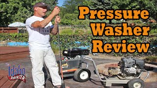 MiTM PRESSURE WASHER REVIEW What Is A Good Pressure Washer For Professional Painters [upl. by Aelat]