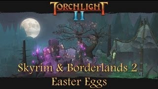 Torchlight 2  Skyrim amp Borderlands 2 Easter Eggs  Rooster Teeth [upl. by Acinnor]