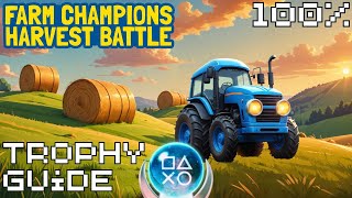 EASY 71 Trophies In Under 10 MINUTES  Farm Champions Harvest Battle  Trophy Guide [upl. by Aketal]