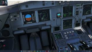 LARC DME et lAPPROCHE VOR en A320 Partie 2 sur 2 [upl. by Nanyk]