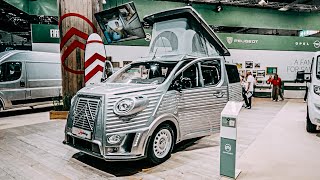 CITROEN TYPE HOLIDAYS THE RETRO CAMPSTER Caravan Salon Düsseldorf 2023 [upl. by Yelrahs]