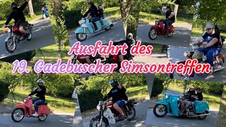 Ausfahrt des 19 Gadebuscher Simsontreffen 03062023  Fahrt durch Krembz [upl. by Anelec]