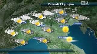 Raitre  Meteo 3  Venerdì 19 Giugno 2015 [upl. by Rumilly]