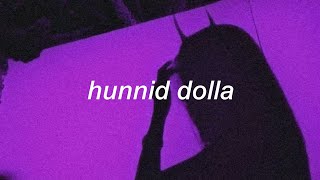 madeintyo  hunnid dolla lyrics [upl. by Odlopoel]