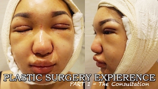 MY PLASTIC SURGERY EXPIERENCE  Pt 1 Double eyelid surgery Asian Rhinoplasty Chin liposuction [upl. by Chadd]