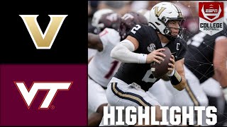 Virginia Tech Hokies vs Vanderbilt Commodores  Full Game Highlights  ESPN College Football [upl. by Tye273]