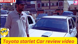 Toyota starlet Car review  Toyota starlet price amp model  Toyota starlet spaces feature reviews [upl. by Aicilaf]