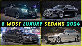 TOP 8 Luxury Sedans 2024  BEST LUXURY SEDAN [upl. by Maxie]