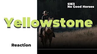 Yellowstone S1E3 No Good Horses Reaction [upl. by Arlene]