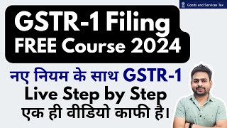 GSTR 1 Filing 2024  How to File GSTR 1  GSTR 1 Nil amp Taxable Return Filing  GSTR1 Online Filing [upl. by Iris461]