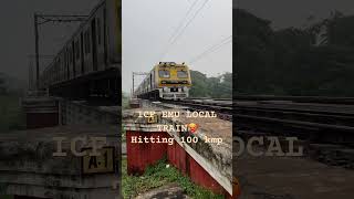 Local trains speed indianrailways train railway rail travel traintravel highspeedtrain yt [upl. by Lean]